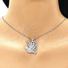 Sterling Silver Fancy Pendant, Bird Design, Polished,, 05.398.0019