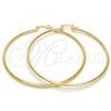 Oro Laminado Large Hoop, Gold Filled Style Polished, Golden Finish, 5.134.004.60