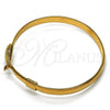 Oro Laminado Individual Bangle, Gold Filled Style Polished, Golden Finish, 07.192.0014.1.04 (05 MM Thickness, Size 4 - 2.25 Diameter)