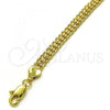 Oro Laminado Basic Anklet, Gold Filled Style Polished, Golden Finish, 03.319.0003.10