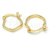 Oro Laminado Small Hoop, Gold Filled Style Polished, Golden Finish, 02.96.0081.15