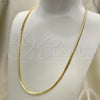 Oro Laminado Basic Necklace, Gold Filled Style Polished, Golden Finish, 04.319.0012.20