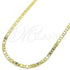 Oro Laminado Basic Necklace, Gold Filled Style Polished, Golden Finish, 5.223.017.20