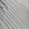 Sterling Silver Basic Anklet, Miami Cuban Design, Polished, Silver Finish, 03.420.0003.10