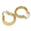 Oro Laminado Small Hoop, Gold Filled Style Polished, Golden Finish, 02.261.0028.25