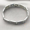 Stainless Steel Solid Bracelet, Polished, Steel Finish, 03.114.0382.5.08