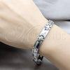 Stainless Steel Solid Bracelet, Polished, Steel Finish, 03.63.22916.09