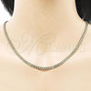 Oro Laminado Basic Necklace, Gold Filled Style Bismark Design, Polished, Golden Finish, 04.213.0263.18