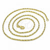 Oro Laminado Basic Necklace, Gold Filled Style Diamond Cutting Finish, Golden Finish, 04.09.0002.20