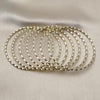 Oro Laminado Semanario Bangle, Gold Filled Style Polished, Golden Finish, 07.213.0018.04