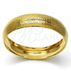 Oro Laminado Individual Bangle, Gold Filled Style Diamond Cutting Finish, Golden Finish, 07.165.0014.05