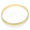 Oro Laminado Individual Bangle, Gold Filled Style Polished, Golden Finish, 07.165.0018.05.21 (06 MM Thickness, Size 5 - 2.50 Diameter)