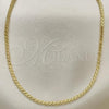 Oro Laminado Basic Necklace, Gold Filled Style Polished, Golden Finish, 04.213.0094.24