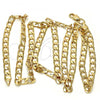 Gold Tone Basic Necklace, Curb Design, Polished, Golden Finish, 04.242.0026.28GT