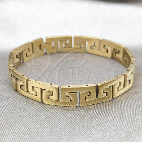 Stainless Steel Solid Bracelet, Polished, Golden Finish, 03.63.22944.08