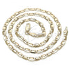 Oro Laminado Basic Necklace, Gold Filled Style Polished, Golden Finish, 04.213.0170.20