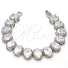 Rhodium Plated Tennis Bracelet, with White Cubic Zirconia, Rhodium Finish, 03.210.0010.1.07