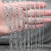 Sterling Silver Basic Anklet, Figaro Design, Polished, Silver Finish, 04.420.0014.10