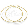 Oro Laminado Extra Large Hoop, Gold Filled Style Polished, Golden Finish, 5.134.001.80