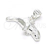 Sterling Silver Fancy Pendant, Polished,, 05.398.0048