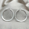 Sterling Silver Medium Hoop, Polished, Silver Finish, 02.389.0099.30