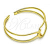 Oro Laminado Individual Bangle, Gold Filled Style Polished, Golden Finish, 07.385.0001