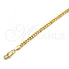Oro Laminado Basic Bracelet, Gold Filled Style Miami Cuban Design, Polished, Golden Finish, 04.63.1360.07