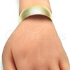 Oro Laminado Individual Bangle, Gold Filled Style Polished, Golden Finish, 07.329.0002 (17 MM Thickness, One size fits all)