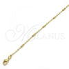Oro Laminado Basic Necklace, Gold Filled Style Polished, Golden Finish, 04.318.0002.18