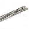 Stainless Steel Basic Bracelet, Curb Design, Polished, Steel Finish, 03.116.0012.08