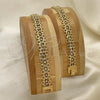Oro Laminado Fancy Bracelet, Gold Filled Style with White Cubic Zirconia, Polished, Golden Finish, 5.020.001