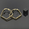 Oro Laminado Medium Hoop, Gold Filled Style Diamond Cutting Finish, Golden Finish, 02.63.1112