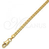 Gold Tone Basic Bracelet, Mariner Design, Polished, Golden Finish, 04.242.0031.08GT