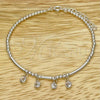 Sterling Silver Fancy Bracelet, Ball Design, with White Cubic Zirconia, Polished, Silver Finish, 03.401.0016.07