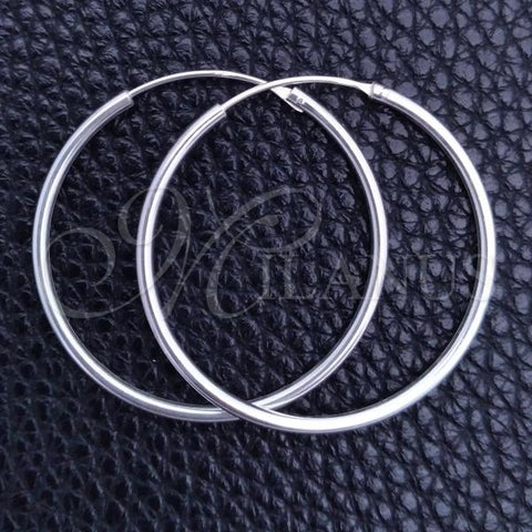 Sterling Silver Small Hoop, Polished, Silver Finish, 02.397.0038.30