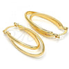 Oro Laminado Small Hoop, Gold Filled Style Polished, Golden Finish, 02.170.0202.20