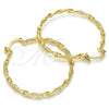 Oro Laminado Medium Hoop, Gold Filled Style Polished, Golden Finish, 02.170.0208.1.40