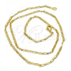 Oro Laminado Basic Necklace, Gold Filled Style Polished, Golden Finish, 04.213.0081.18