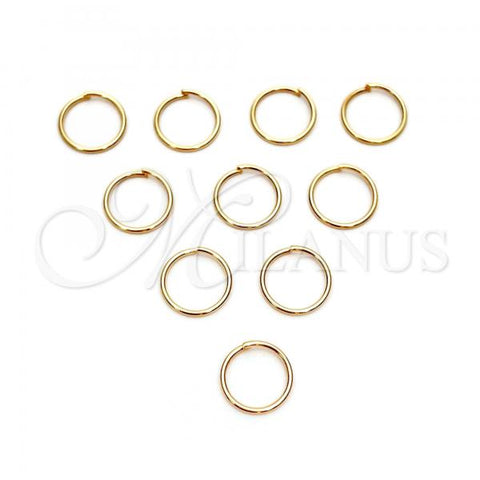 Oro Laminado Bead, Gold Filled Style, 5.234.005