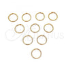 Oro Laminado Bead, Gold Filled Style, 5.234.005