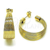 Oro Laminado Medium Hoop, Gold Filled Style Polished, Golden Finish, 02.170.0460.30