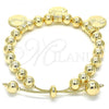 Oro Laminado Adjustable Bolo Bracelet, Gold Filled Style Polished, Golden Finish, 03.63.2010.08
