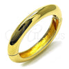 Oro Laminado Individual Bangle, Gold Filled Style Chunky Design, Polished, Golden Finish, 07.307.0030.04