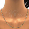 Gold Tone Basic Necklace, Polished, Golden Finish, 04.213.0004.24.GT