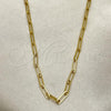 Oro Laminado Basic Necklace, Gold Filled Style Paperclip Design, Polished, Golden Finish, 04.213.0274.18