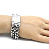 Stainless Steel ID Bracelet, Polished, Steel Finish, 03.116.0014.09