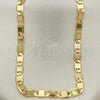 Oro Laminado Basic Necklace, Gold Filled Style Polished, Golden Finish, 04.63.1335.24