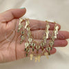 Oro Laminado Necklace and Bracelet, Gold Filled Style key Design, Polished, Golden Finish, 06.105.0007