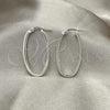 Sterling Silver Medium Hoop, Polished, Silver Finish, 02.389.0121.30