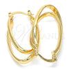 Oro Laminado Small Hoop, Gold Filled Style Polished, Golden Finish, 02.170.0202.20